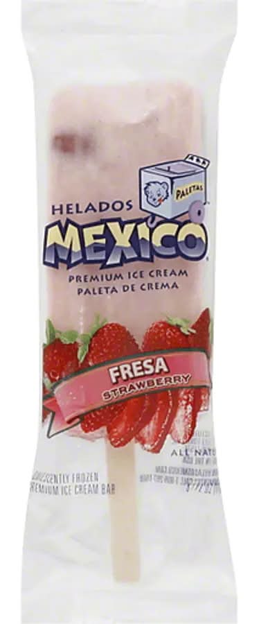 Helados Mexico Strawberry Cream Bar