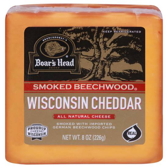 Boar's Head Smoked Beechwood Wisconsin Cheddar (8 oz)