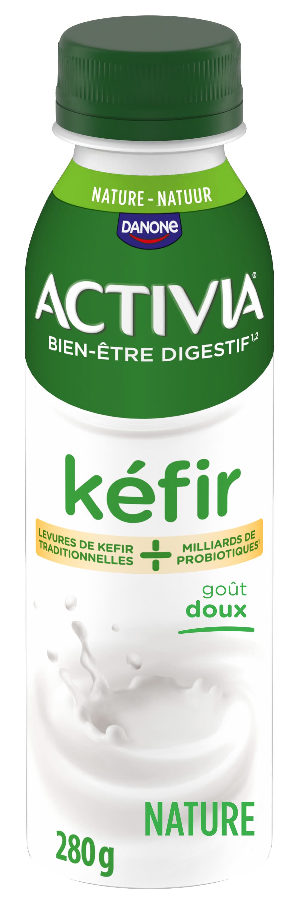 Activia - Lait fermenté au kéfir doux nature (280g)