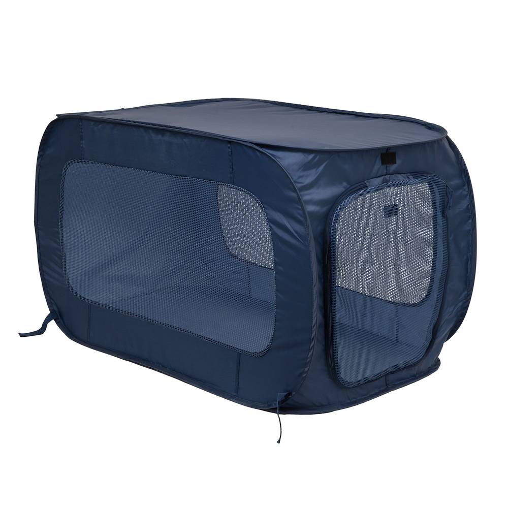 Sport Pet Pop-Up Kennel, XL, Navy