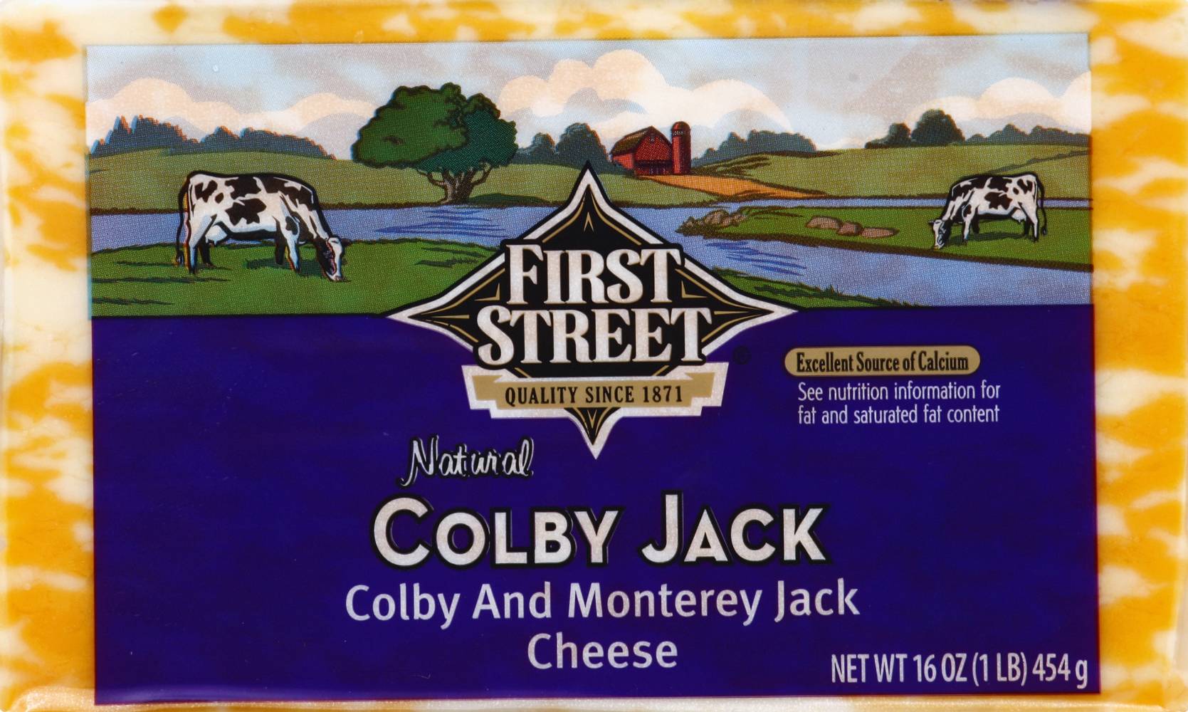 First Street Colby Monterey Jack Cheese (16 oz)