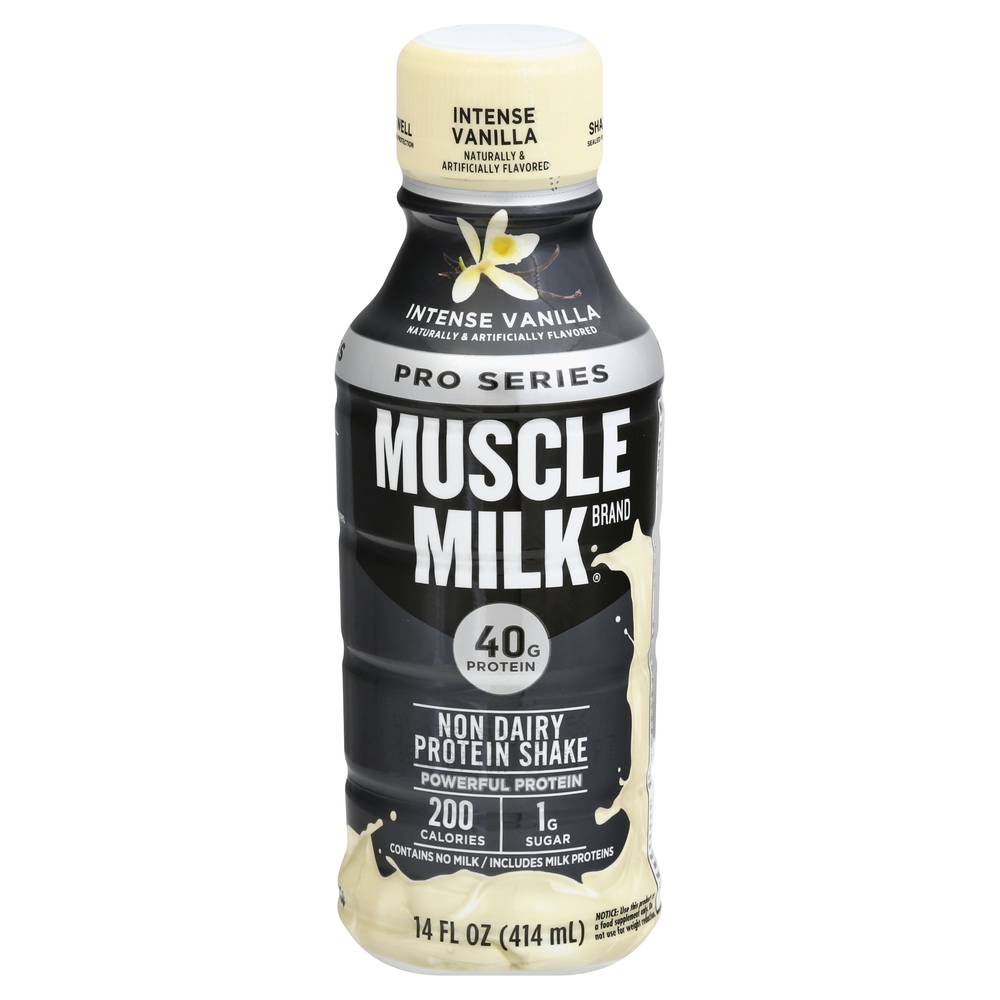 Muscle Milk Pro Intense Non Dairy Protein Shake, Vanilla (14 fl oz)