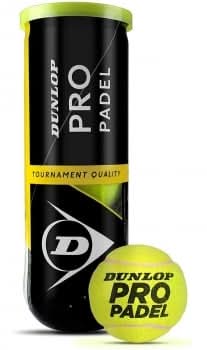 Bote 3 pelotas Dunlop Padel Pro