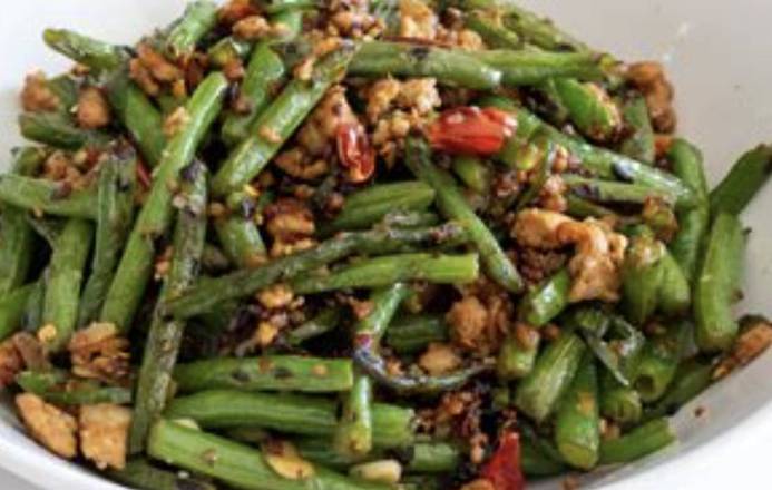 時雨豆 Sichuan Dry -fried Green Bean/干煸四季豆 | Postmates