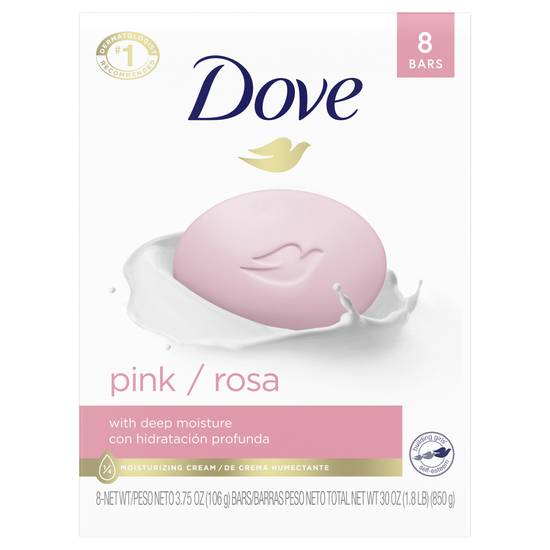 Dove Pink Gentle Skin Cleanser Beauty Bars