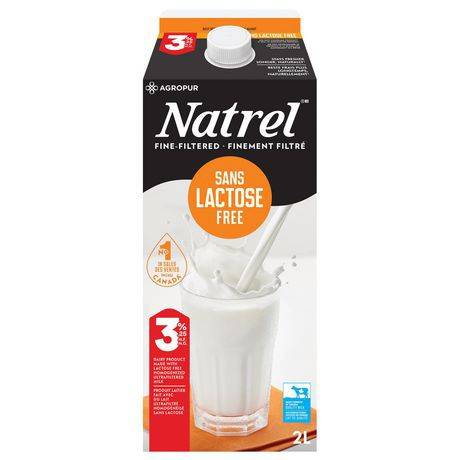 Natrel Lactose Free Homogenized 3.25% Milk (2 L)