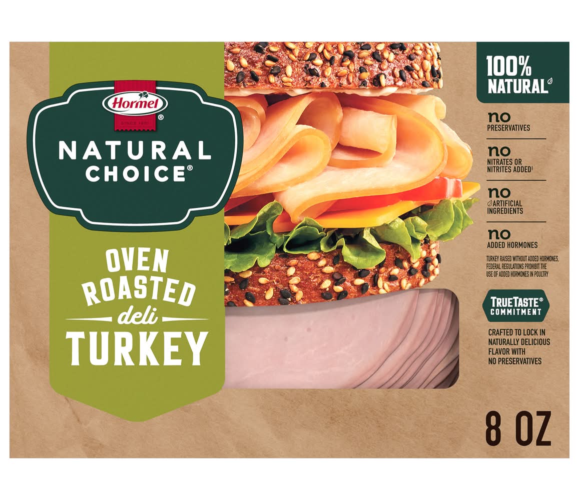 Hormel Natural Choice Oven Roasted Deli Turkey Slices (8 oz)