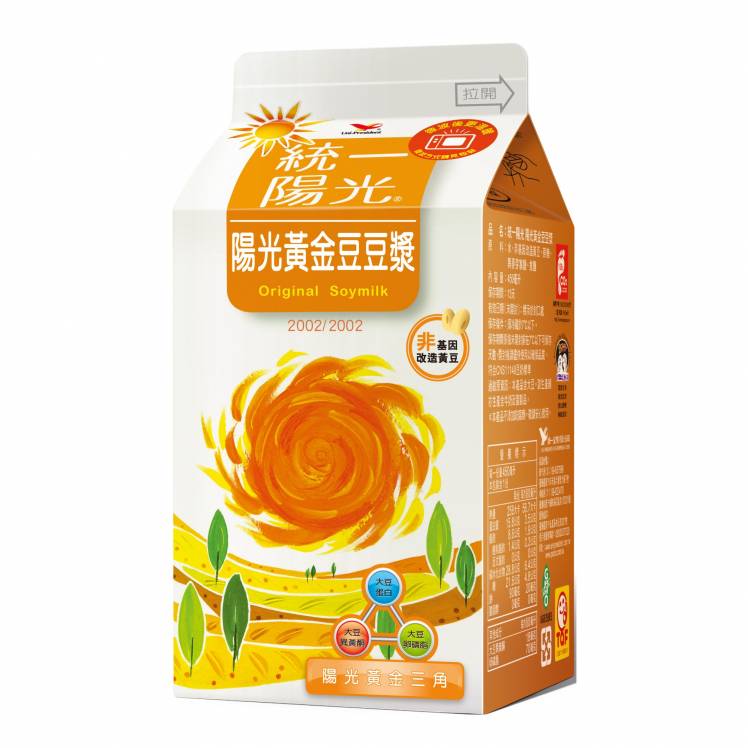 (A)統一陽光陽光黃金豆豆漿400Ml