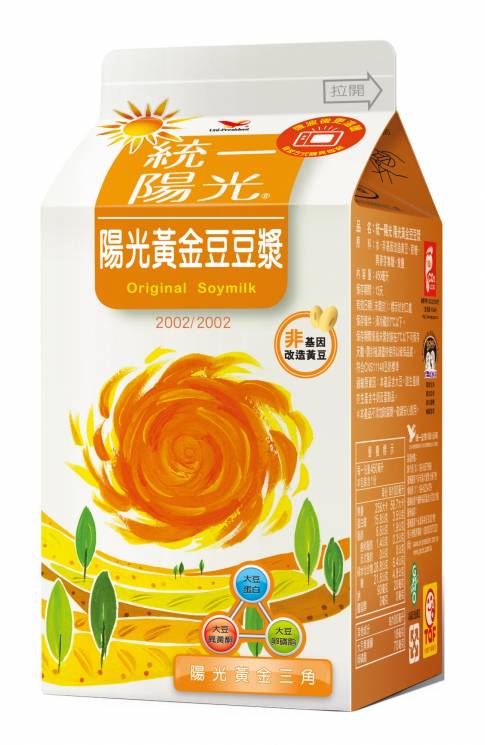 (A)統一陽光陽光黃金豆豆漿400Ml