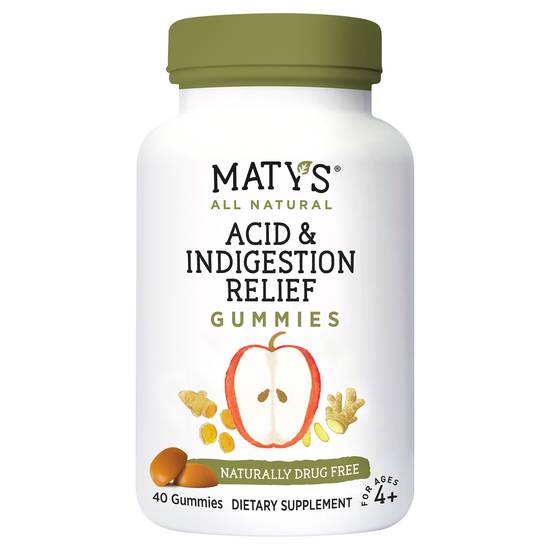 Maty's All Natural Acid & Indigestion Relief Supplements