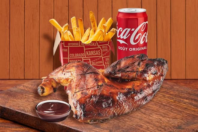 Menu Demi Poulet BBQ 🇫🇷