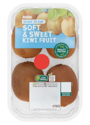 ASDA Soft & Sweet Kiwi Fruit (4 pack)