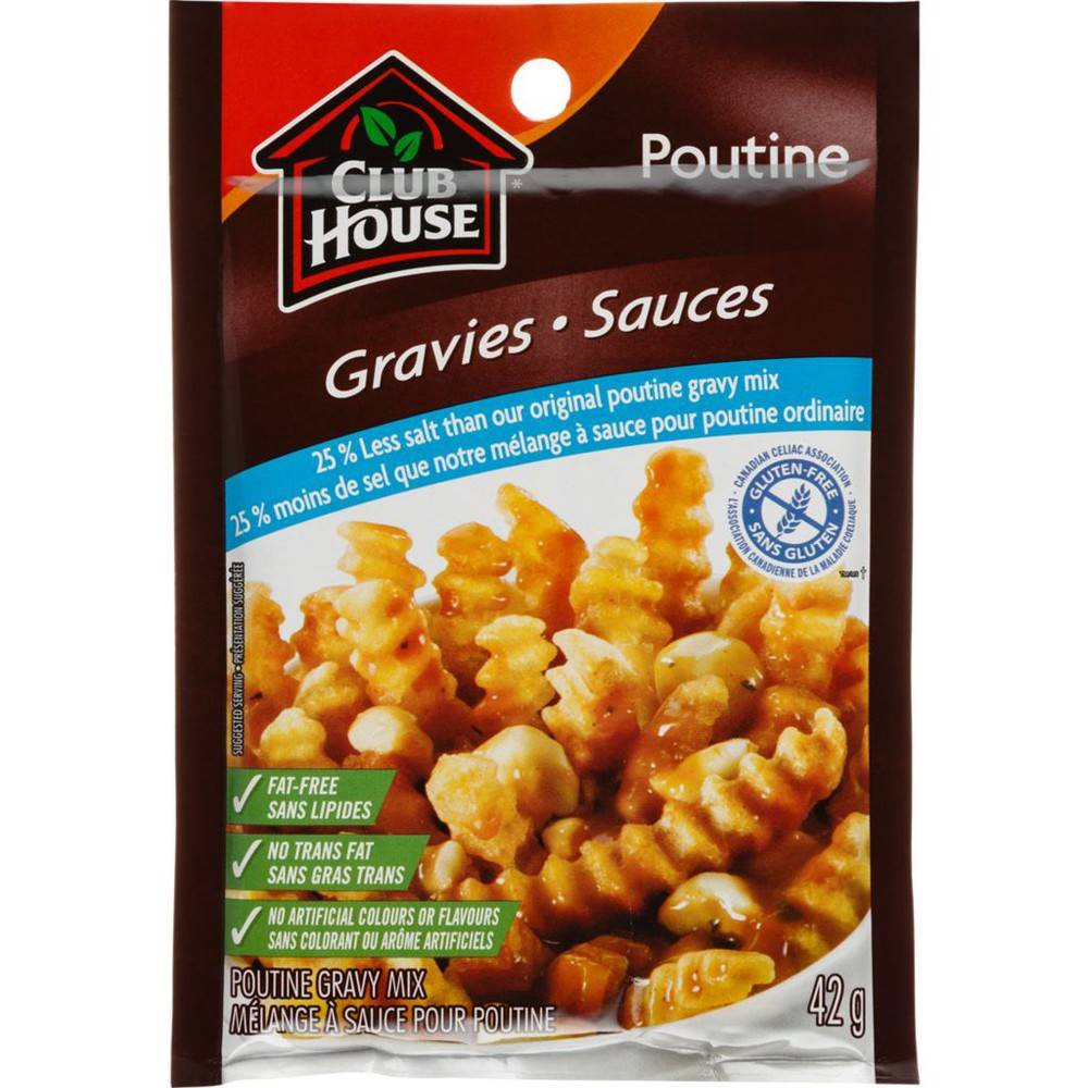 Club House Poutine Gravy 25% Less Sodium (42 g)