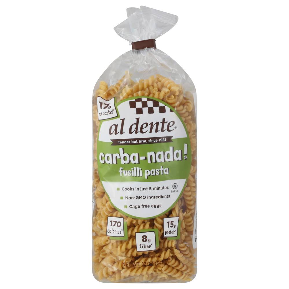 Al dente Carba-Nada Fusilli Pasta (12 oz)