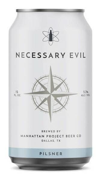 Manhattan Project Beer Co. Necessary Evil Pilsner Beer (6 x 12 fl oz)