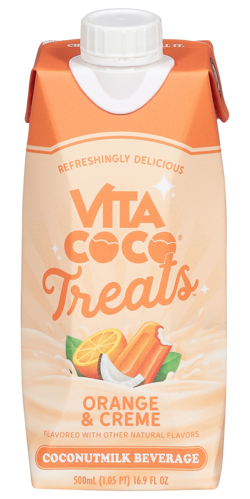 Vita Coco Treats Coconut Milk Drink, Orange-Crème (16.9 fl oz)
