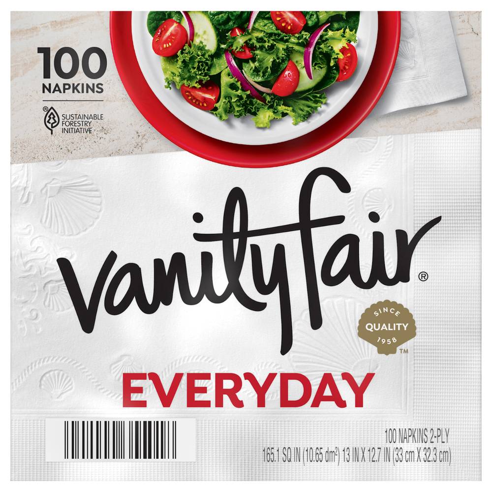 Vanity Fair Everyday Casual 2-ply Napkins