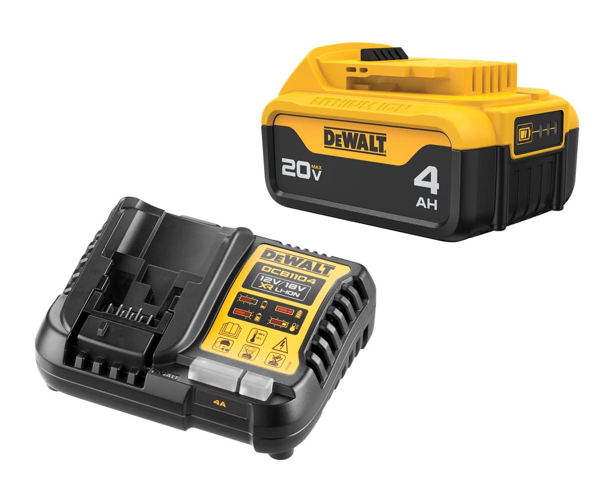 DeWalt 20 -Volt 1 -Pack Battery and Charger ( 4 Ah Lithium )