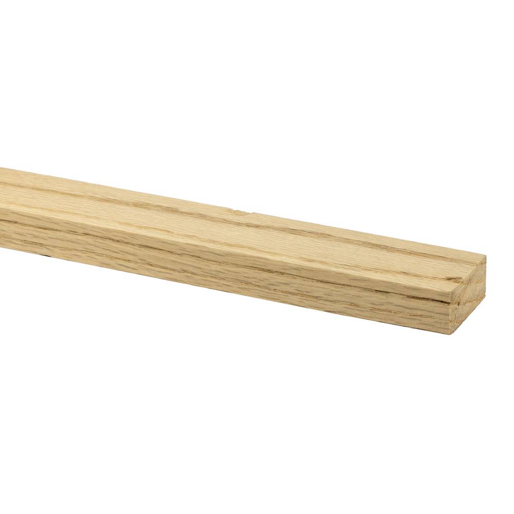 RELIABILT 1-in x 2-in x 4-ft S4S Red Oak Common Hardwood Board | L5194424