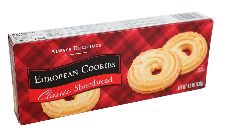 European Cookies Classic Shortbread, 1-ct.