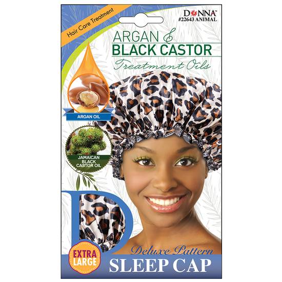 Broadway Argan & Castor Oil Pattern Sleep Cap XL (1 ct)
