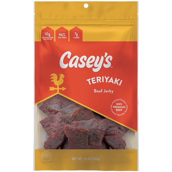 Casey's Teriyaki Beef Jerky 10oz