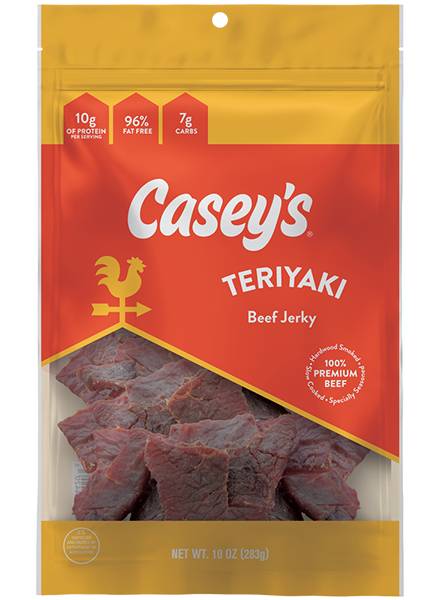 Casey's Teriyaki Beef Jerky 10oz