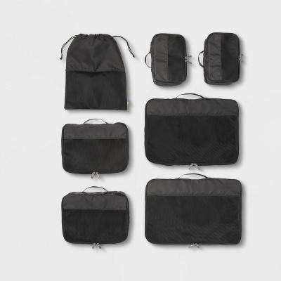 Open Story Packing Cube Set (black )