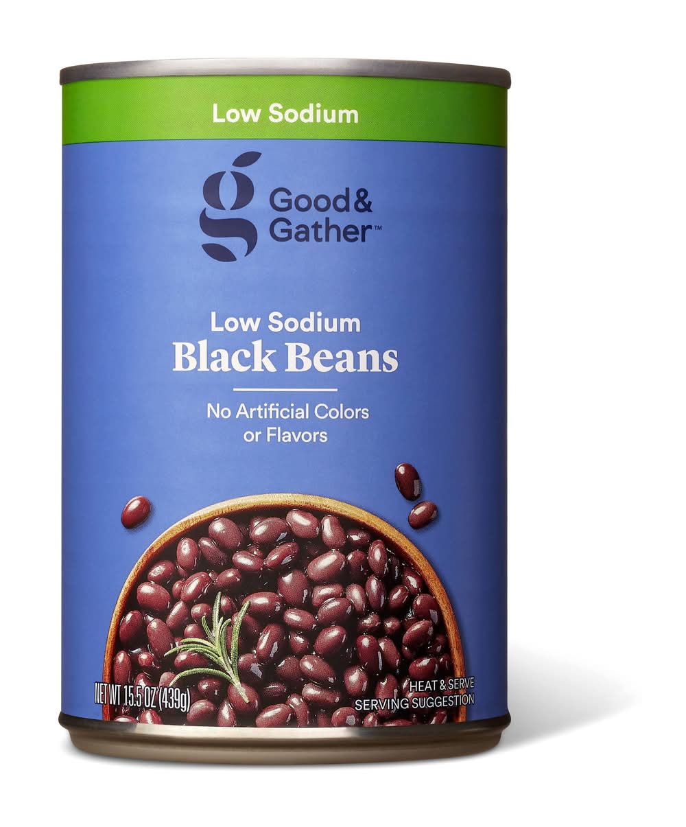 Good & Gather Low Sodium Black Beans (15.5 oz)