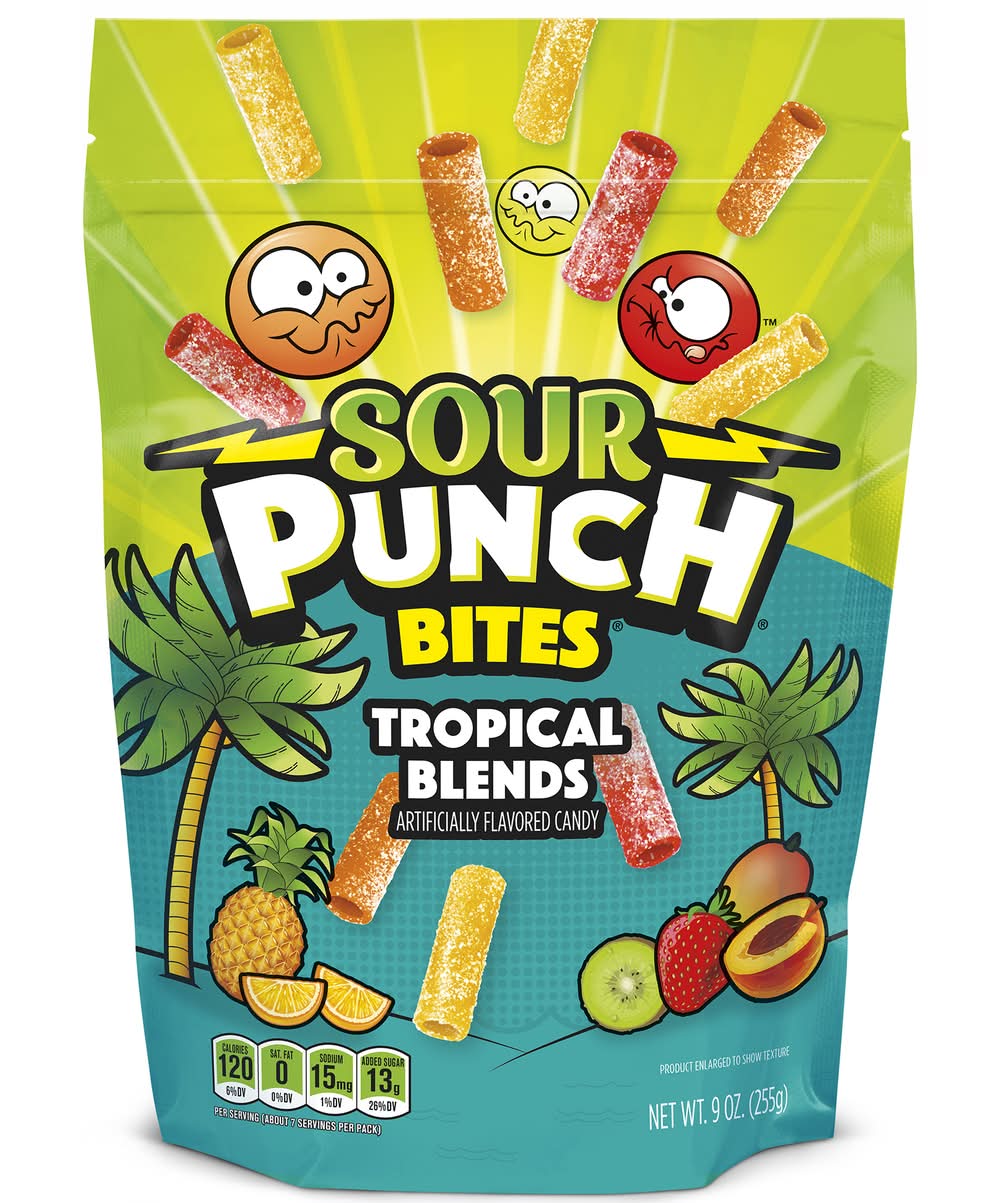 Sour Punch® Tropical Blend Bites 9oz