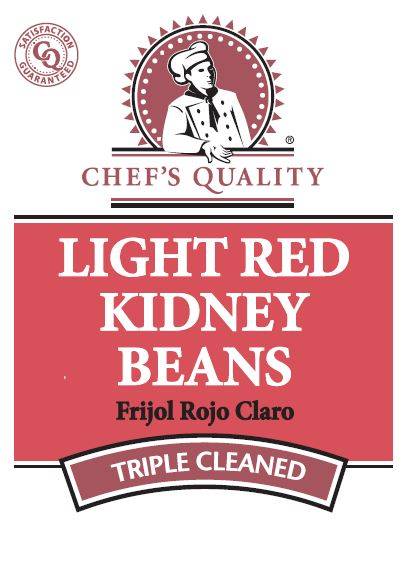 Chef's Quality - Light Red Kidney Beans - 25 lbs (Case of 1)