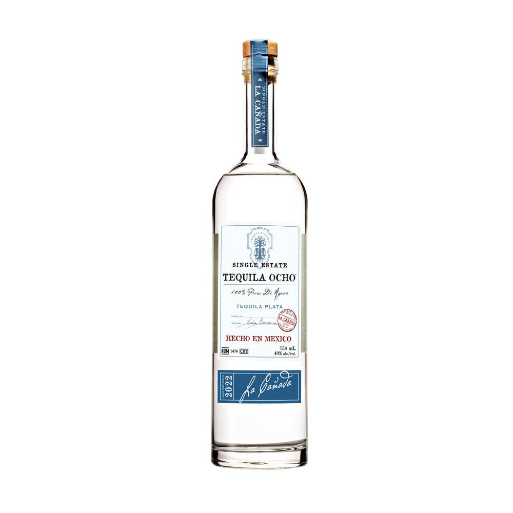 Tequila Ocho Single Estate Plata Tequila (750 ml)