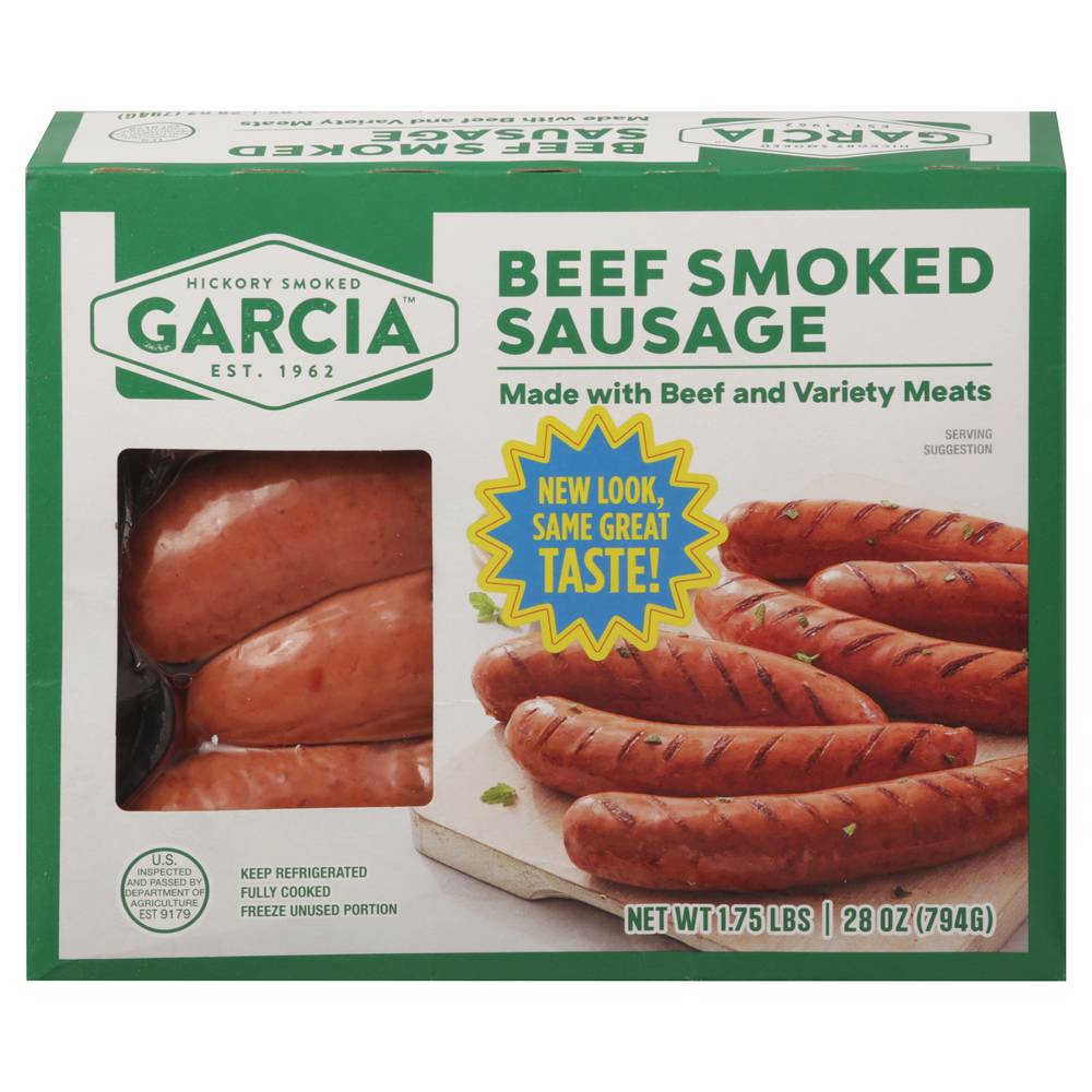 Garcia Beef Smoked Sausage (28 oz)