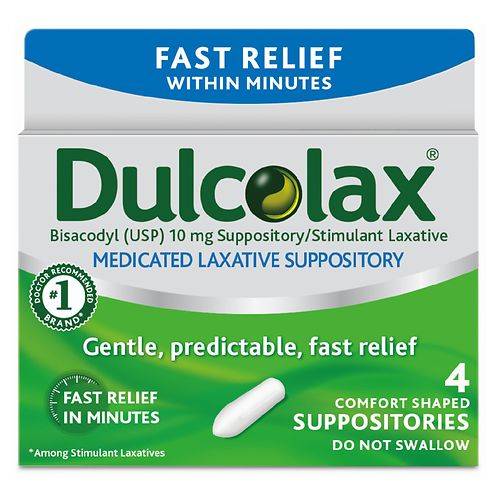 Dulcolax Laxative Suppositories - 4.0 ea
