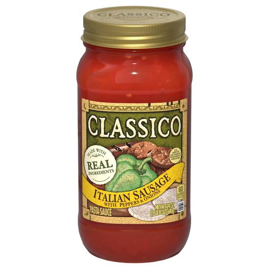 Classico Italian Sausage With Peppers & Onions Pasta Sauce
