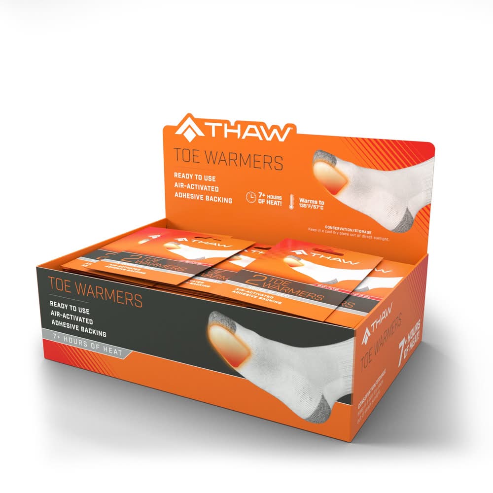 Thaw Disposable Toe Warmers - 2 Pack