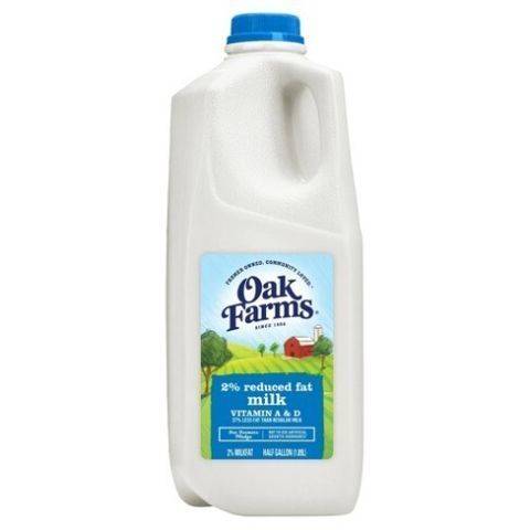 Oak Farms 2% Milk Half Gallon