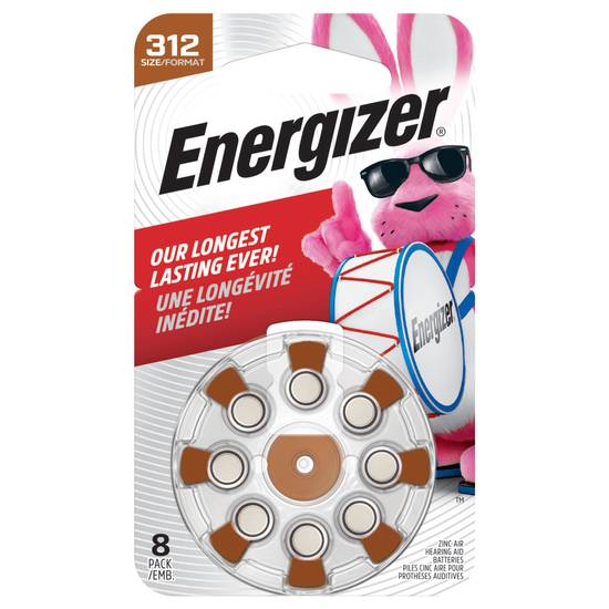 Energizer Zinc-Air Hearing Aid Batteries (8 ct)