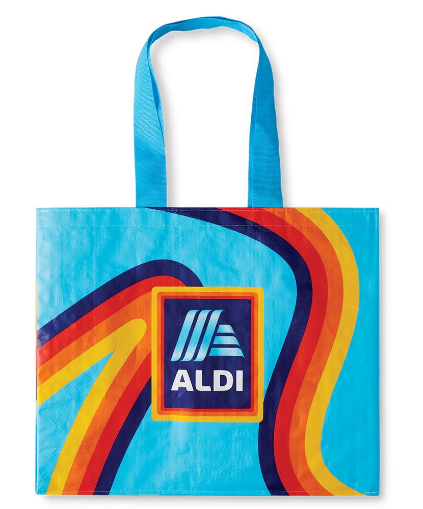 Aldi Recycled Bag, L, Assorted