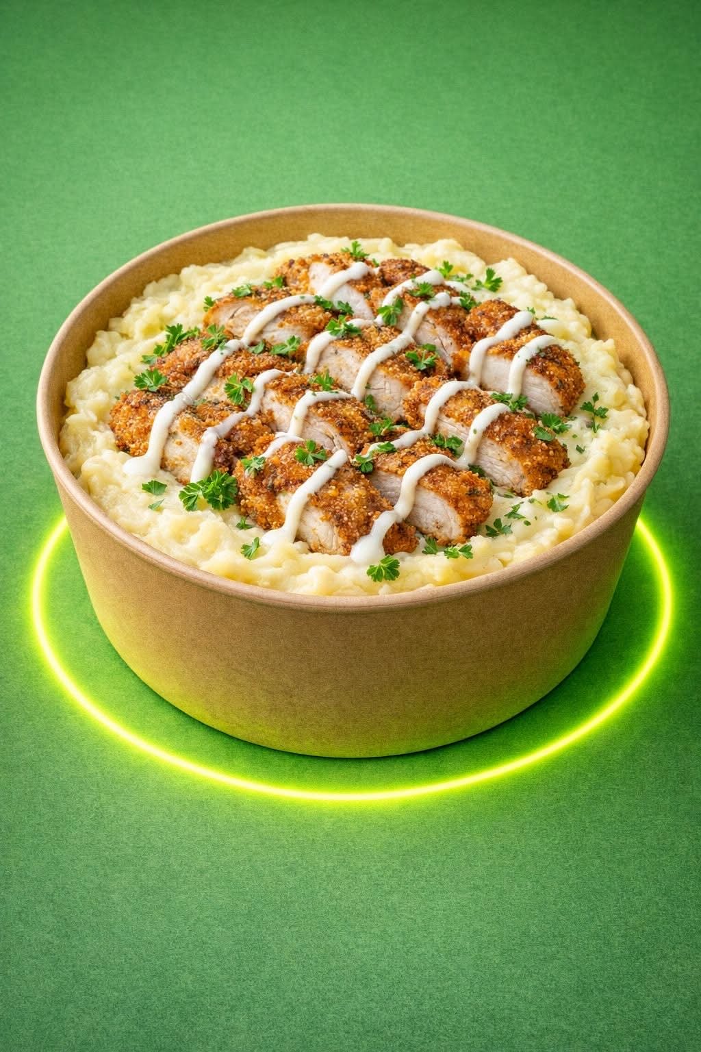 Bowl Purée Poulet Crispy Pitta