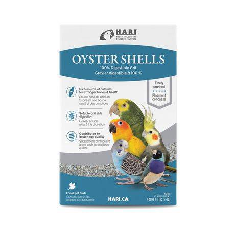 Hari coquilles d’huîtres pour oiseaux (400 g) - oyster shells (400 g)