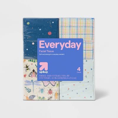 up&up Kids Designs Everyday Facial Tissues (4 x 70 ct)