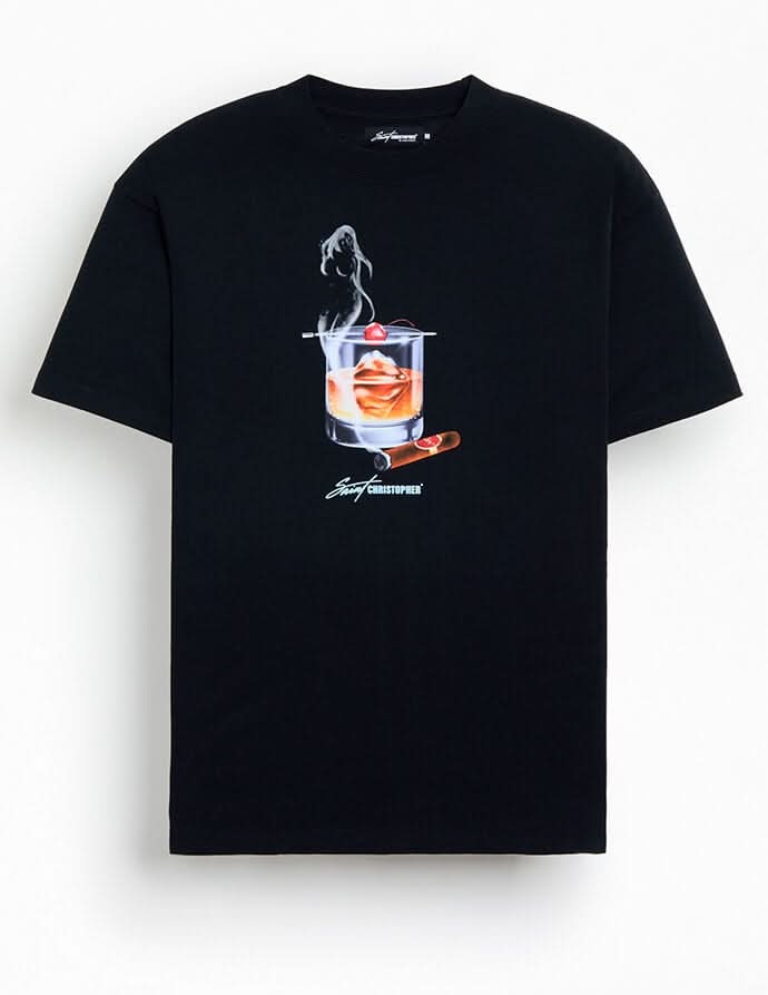 SAINT CHRISTOPHER Men's Spirit T-Shirt Black L