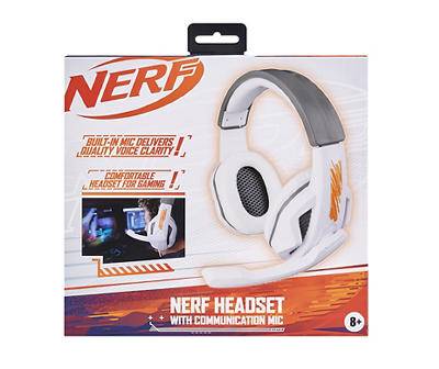 Nerf Gaming Headset With Mic (white)