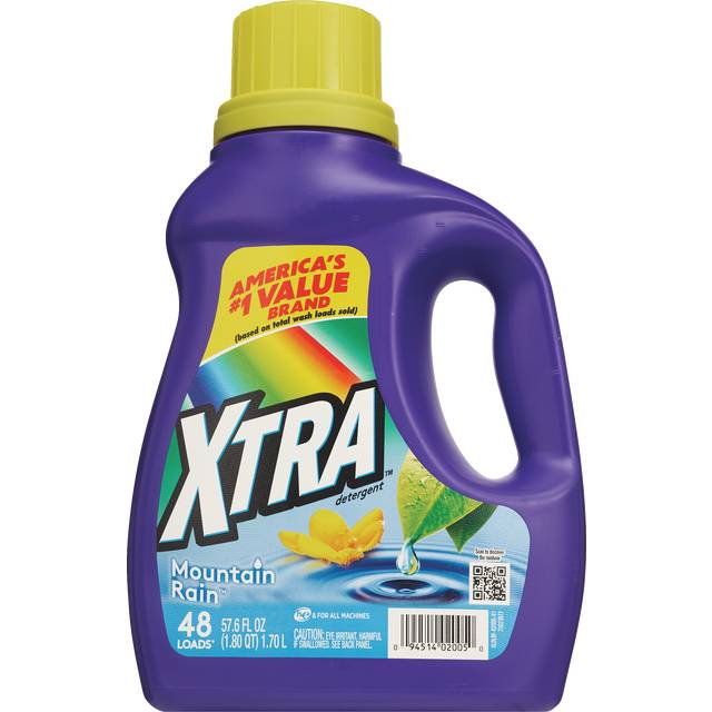 Xtra Liquid Laundry Detergent Mountain Rain (50 Loads)