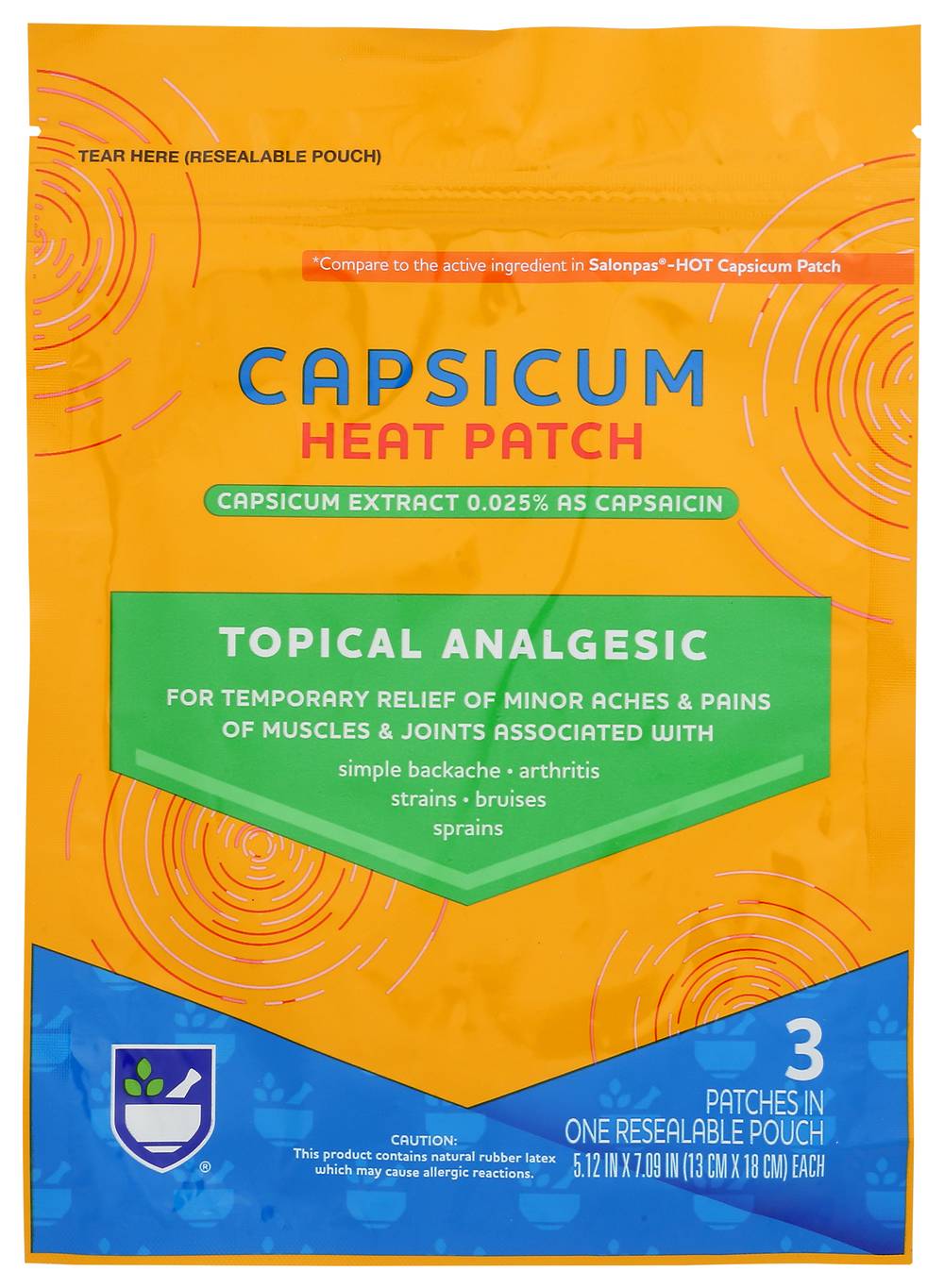 Rite Aid Capsicum Hot Patches (3 ct)