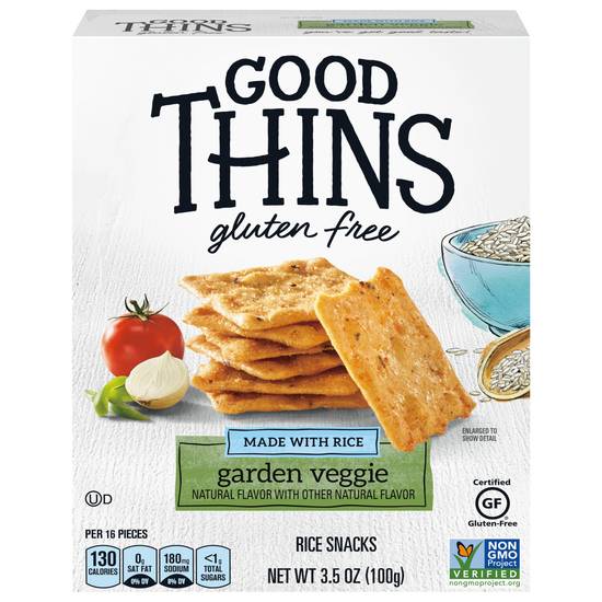 Good Thins Garden Veggie Rice Snacks