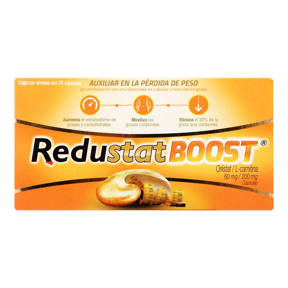 Redustat boost cápsulas auxiliar en la pérdida de peso (21 piezas)