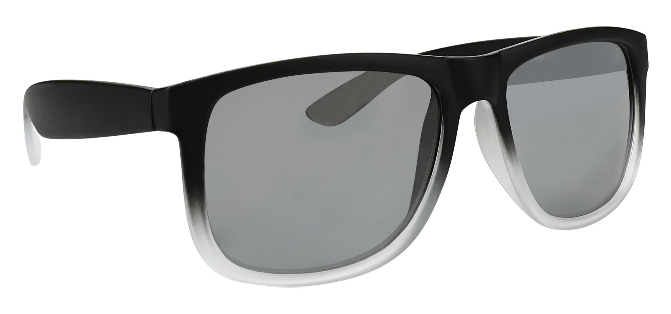 Mens Gradient Rectangle Sunglasses Gray