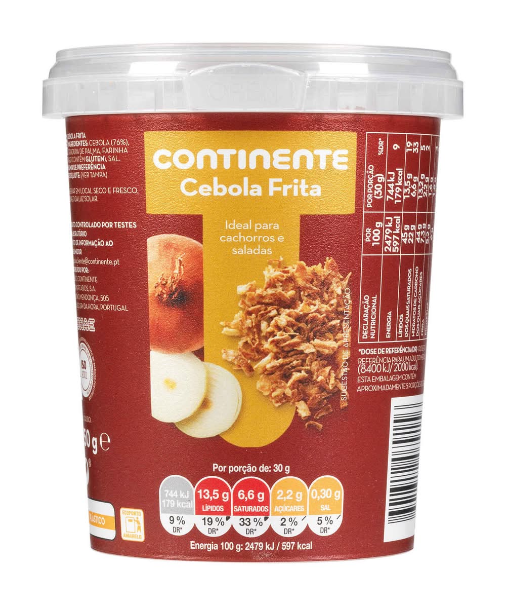 Cebola Frita Cup Continente (emb. 150 gr)